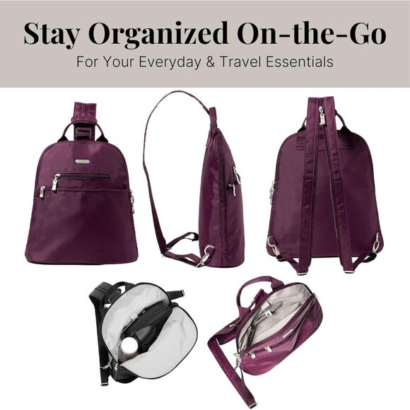 Stylish 11"x12" Triangular Backpack Sling - Water-Repellent & Machine Washable - Picture 6 of 7